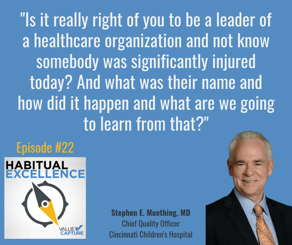 "Is it really right of you to be a leader of a healthcare organization and not know somebody was significantly injured today? And what was their name and how did it happen and what are we going to learn from that?"