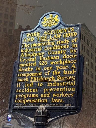 Pittsburgh bridge collapse workplace safety plaque Value Capture