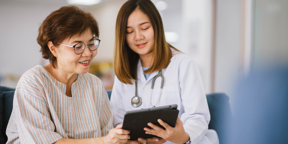 Sutter Primary Care health maintenance doctor and patient