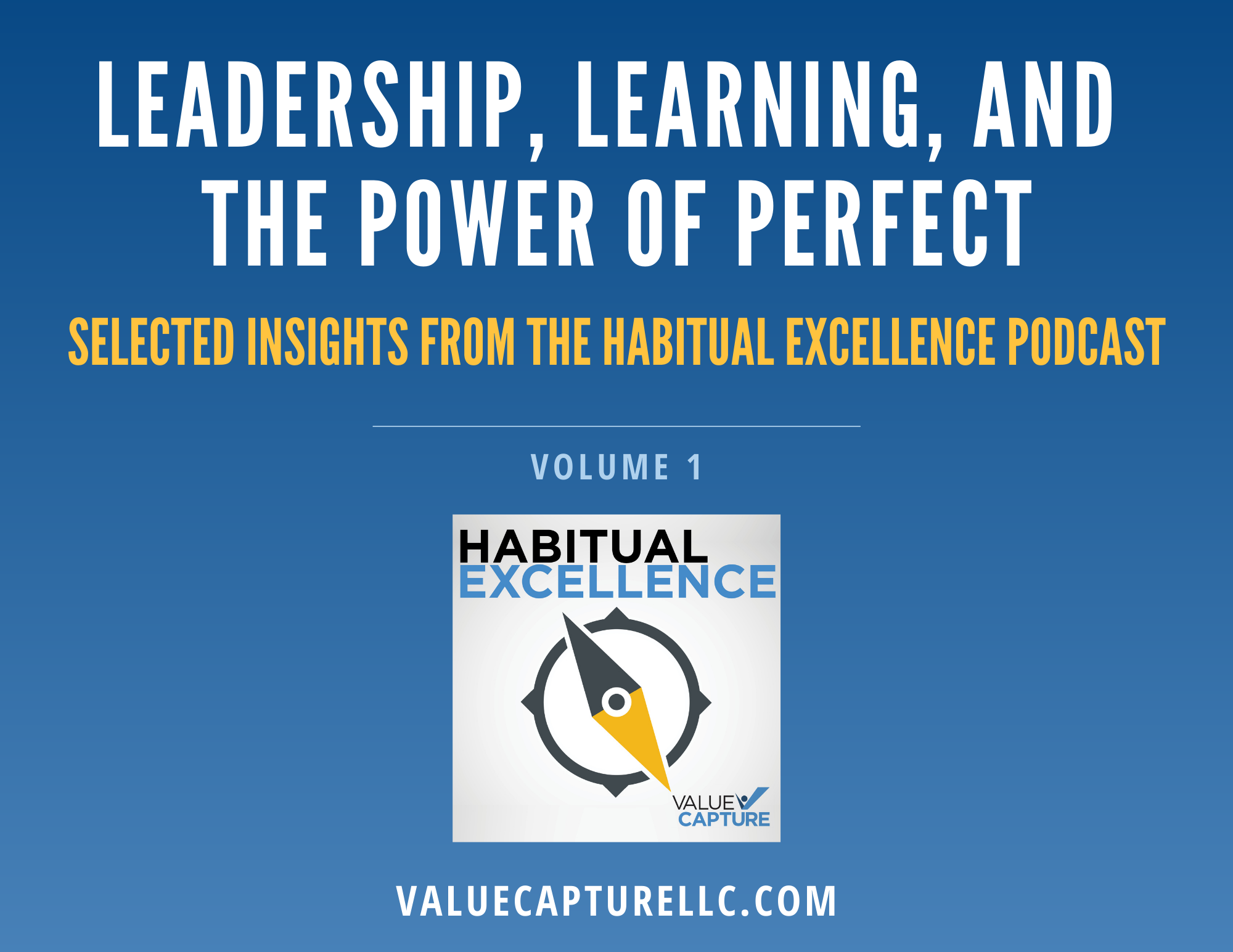 Habitual Excellence Quotes eBook Value Capture