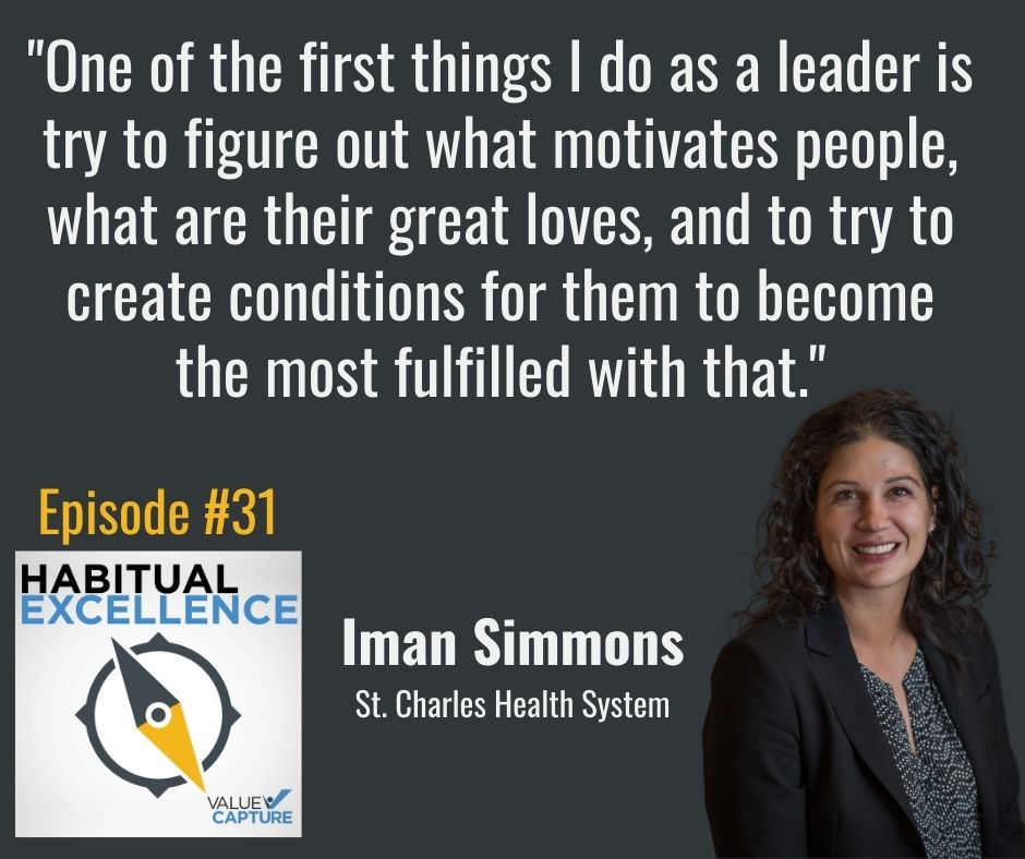 "One of the first things I do as a leader is try to figure out what motivates people, what are their great loves, and to try to create conditions for them to become the most fulfilled with that."