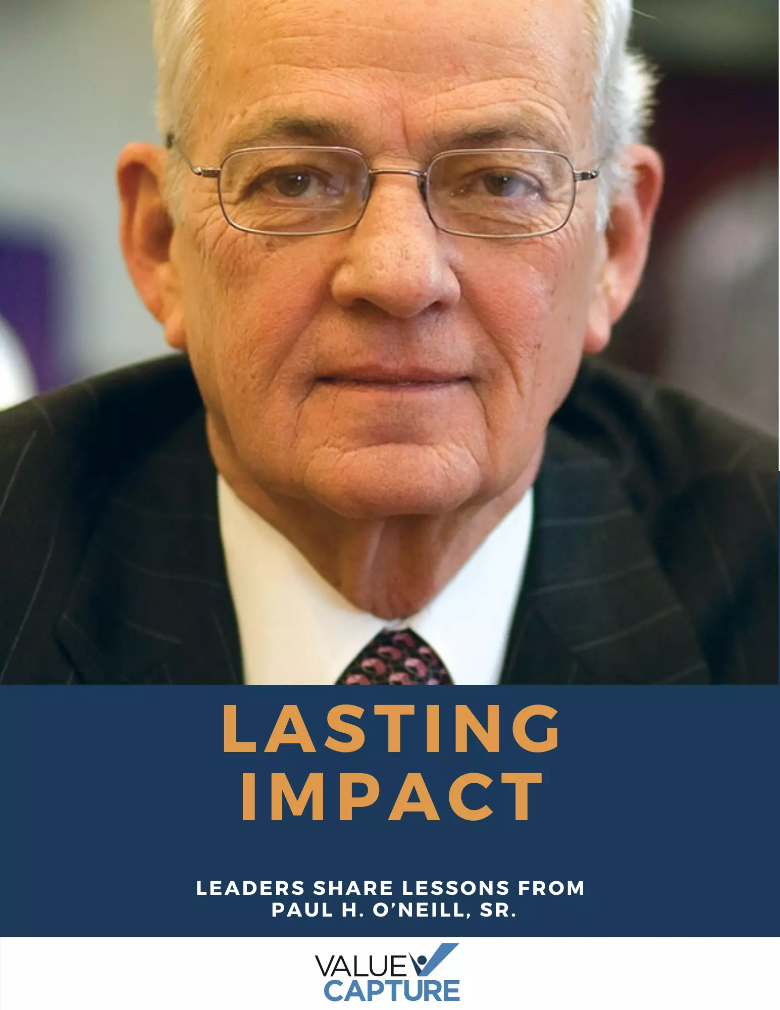 Lasting Impact Book Cover Paul ONeill Value Capture Lasting Impact Book Cover Paul ONeill Value Capture