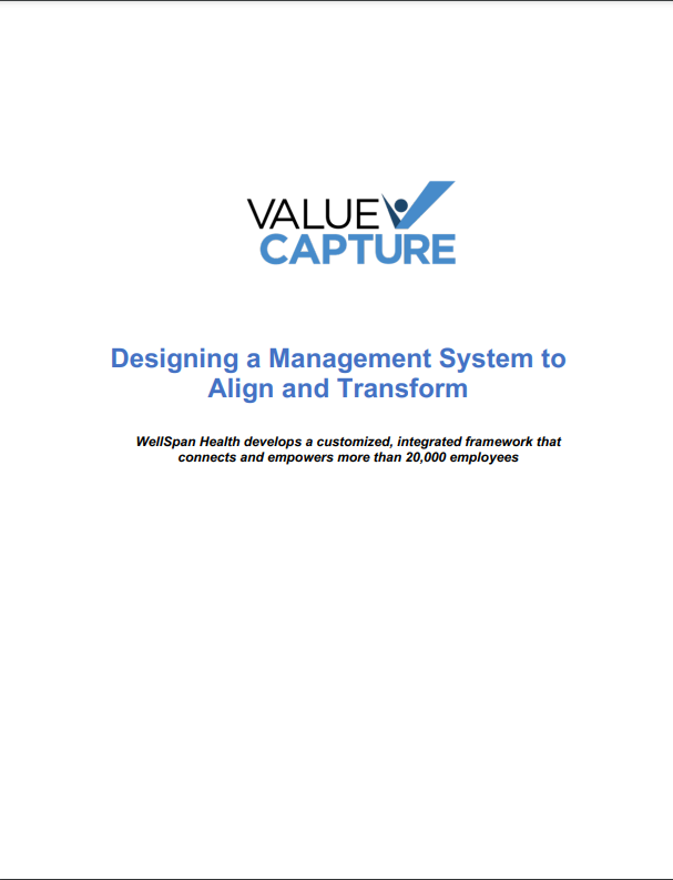 WellSpan White Paper cover WellSpan White Paper cover